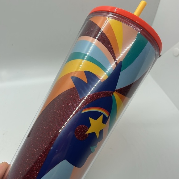 Starbucks 2020 Pride Glitter Siren Rainbow Target Exclusive Tumbler with Straw - Picture 1 of 10